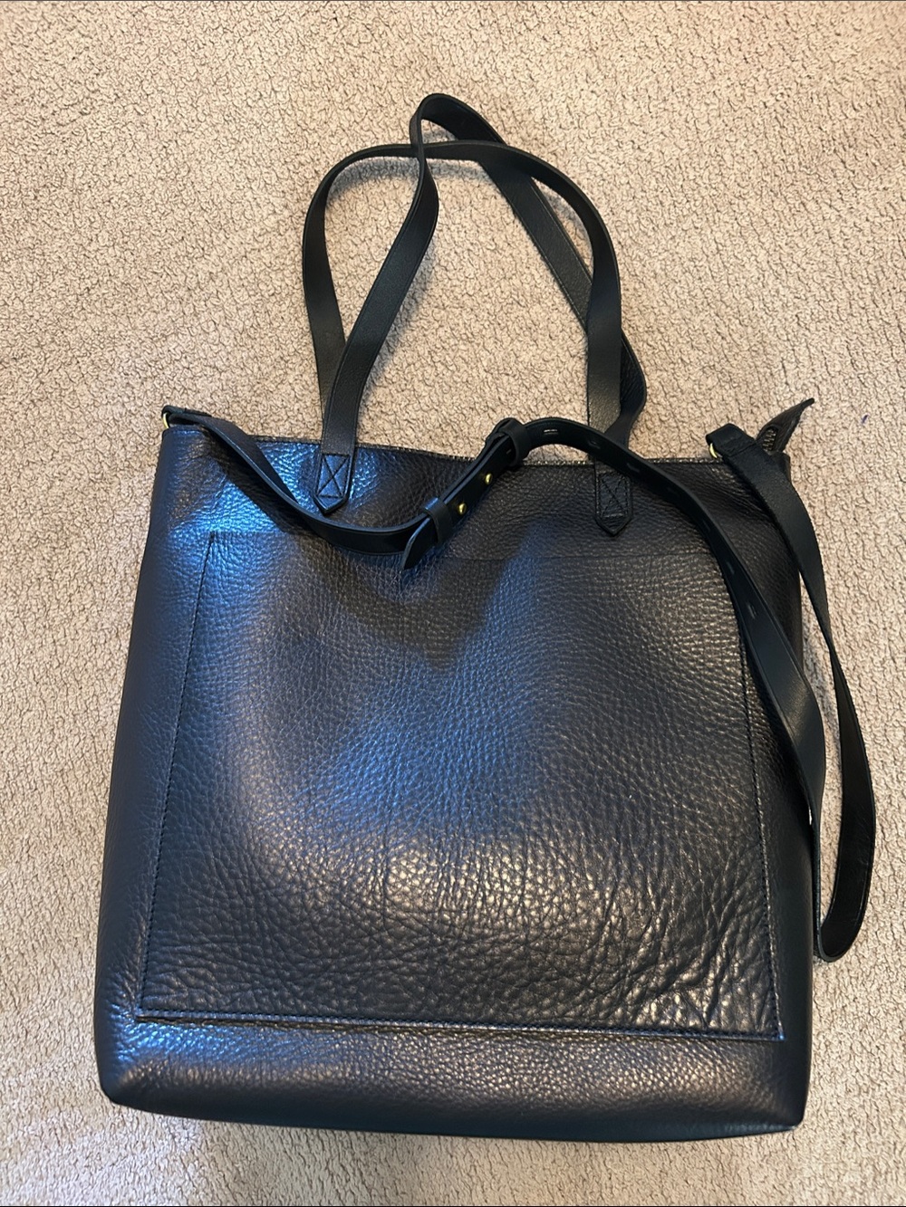 Madewell zip top medium transport tote NWT perfect condition